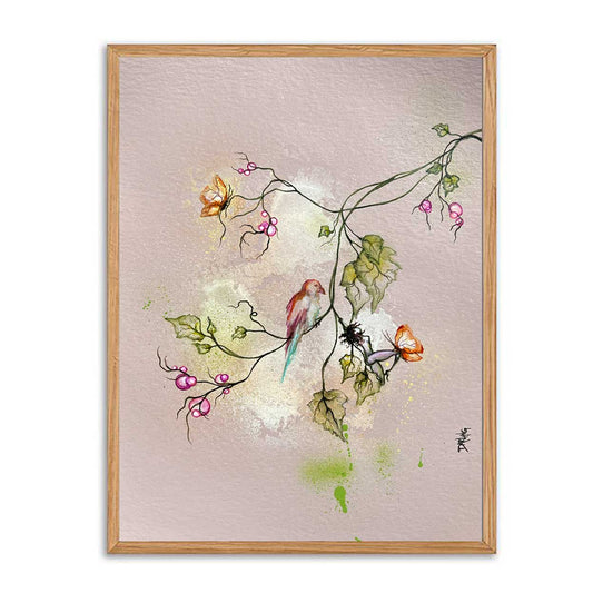 Lille maleri til salg kunstner Rikke Darling