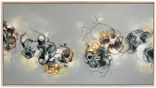 Store malerier til salg af kunstner Rikke Darling