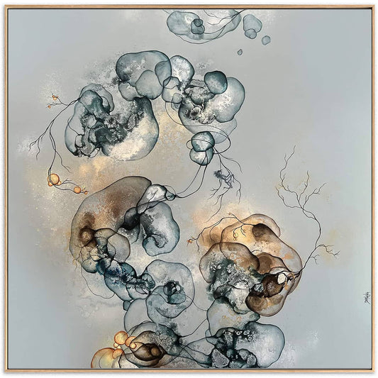 Store malerier til salg af kunstner Rikke Darling