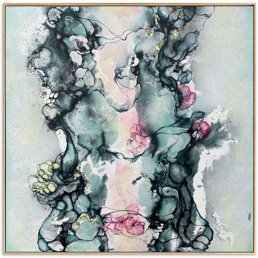 Stort maleri til salg