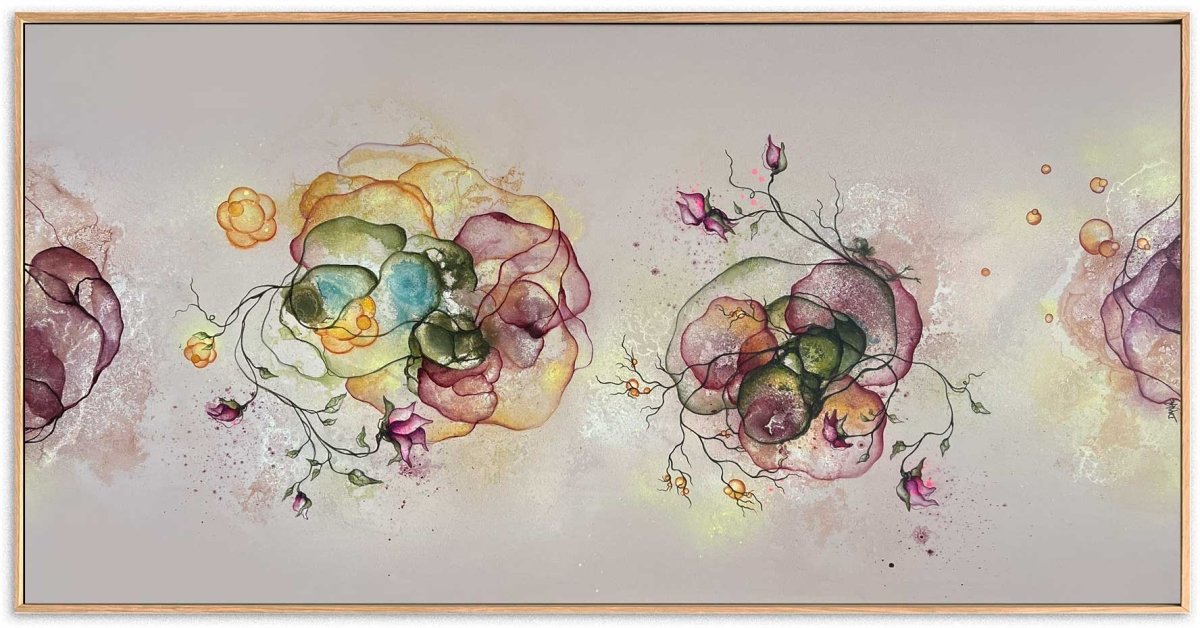 Gemälde 70x130 cm.