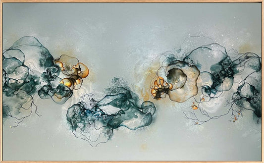 Stort maleri til salg