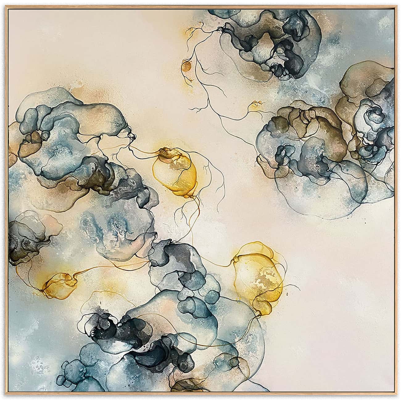Gemälde 140x140 cm.