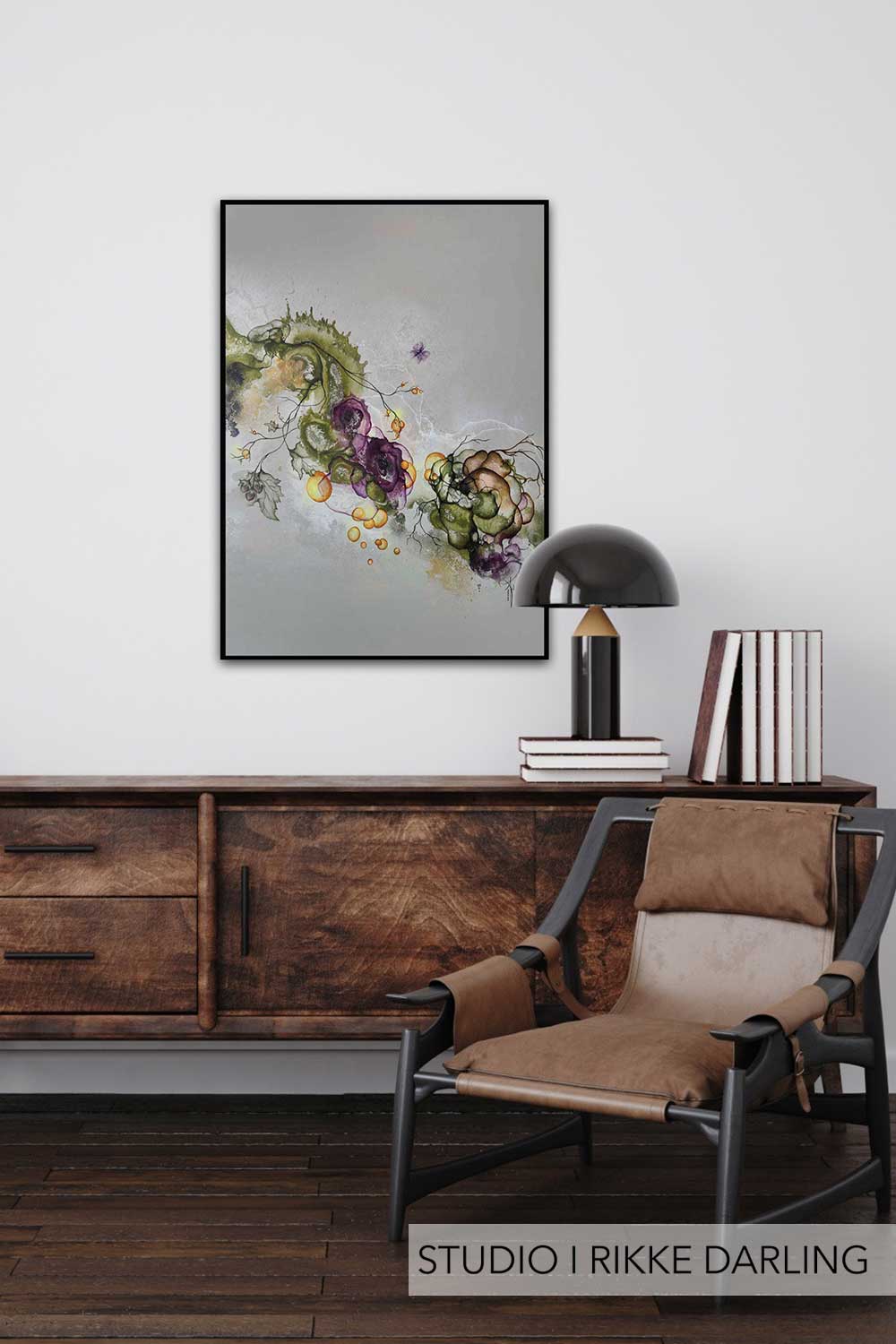 Plakat indretning med kunstplakat