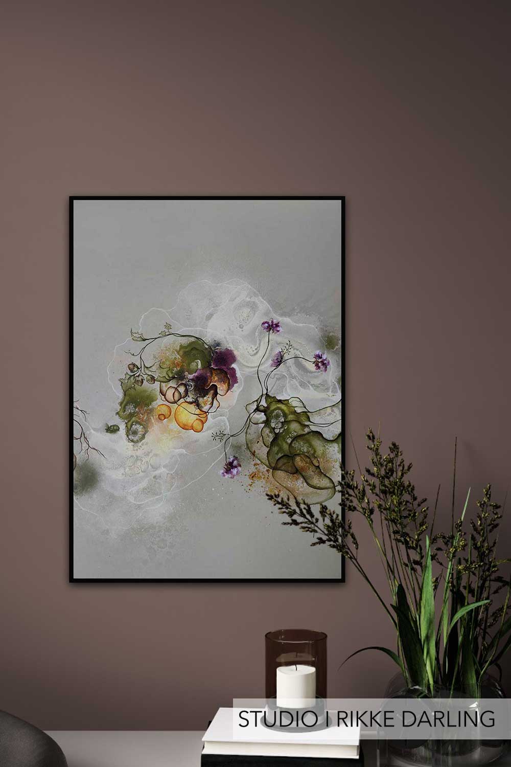 Plakat indretning med kunstplakat