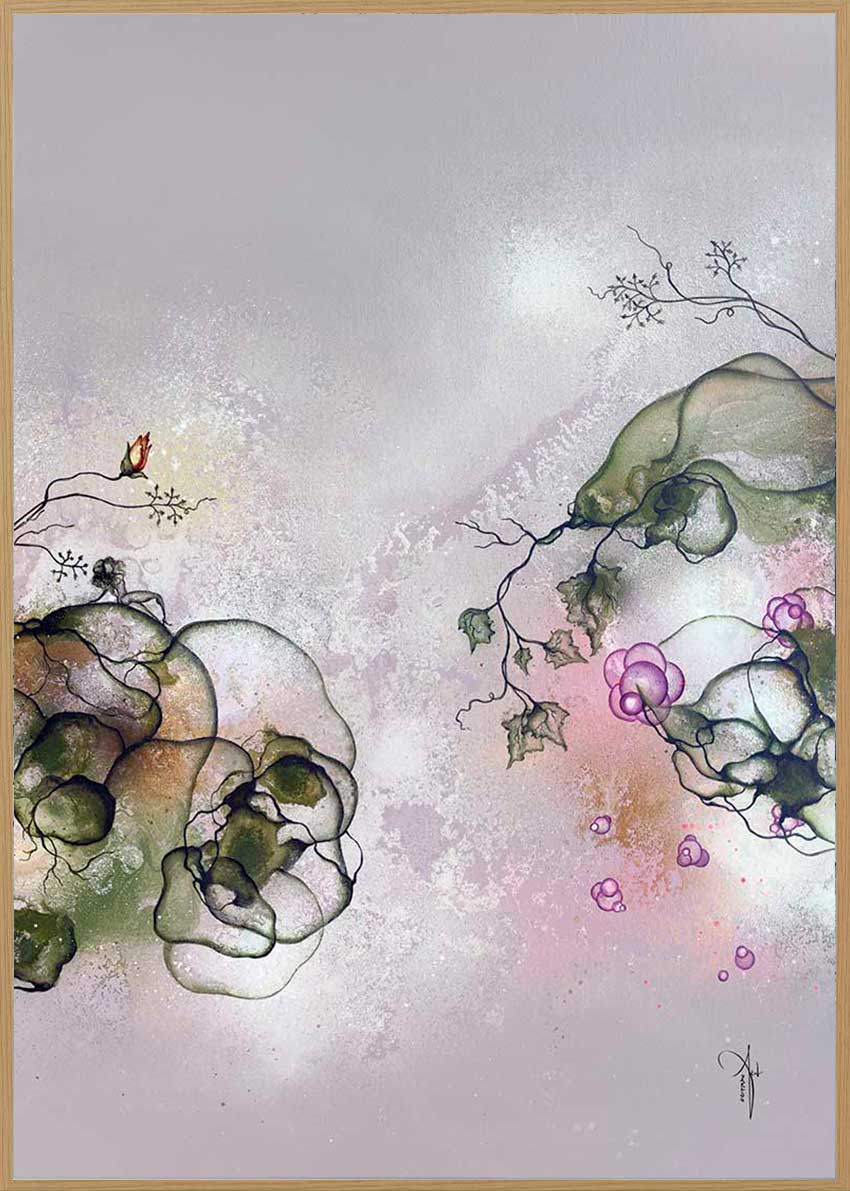 Kunstplakat plakat med moderne kunst