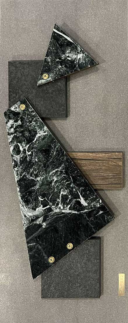 Skulptur af keramiske fliser flisekunst