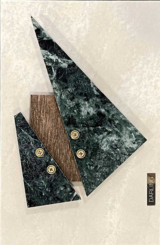 Skulptur af keramiske fliser flisekunst