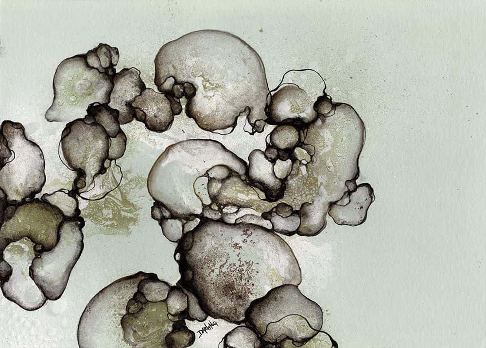 Moderne kunstplakater af kunstner Rikke Darling