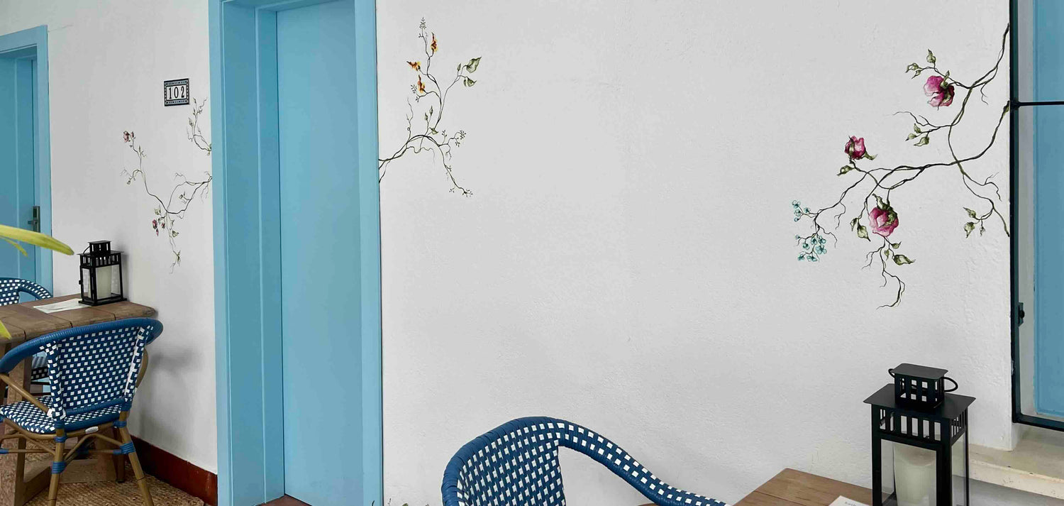 Vægmaleri hotel kunst Darling hotelindretning