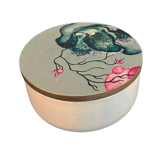 Lille krukke med låg