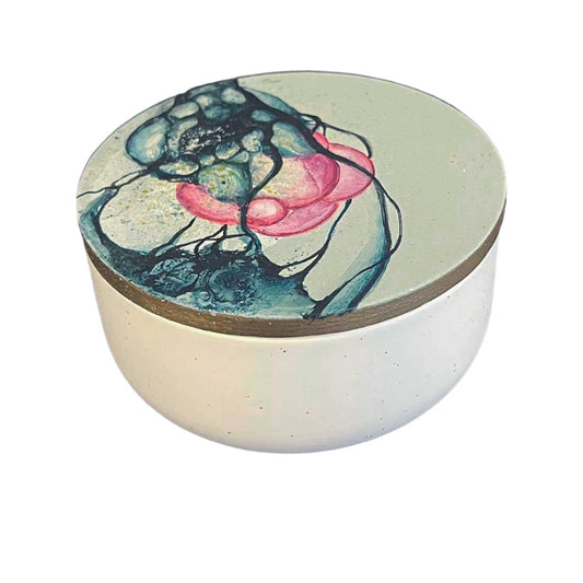 Lille krukke med låg