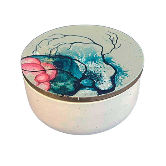 Lille krukke med låg