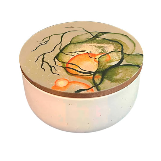 Lille krukke med låg