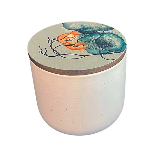 Lille krukke med låg