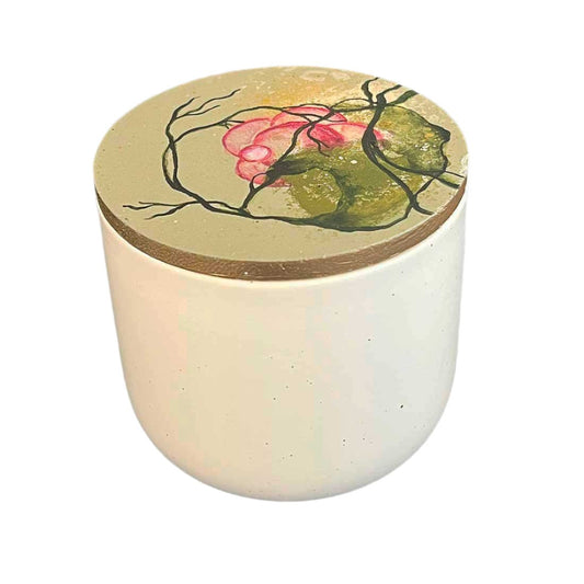 Lille krukke med låg