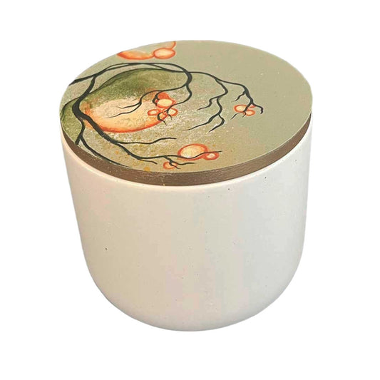 Lille krukke med låg