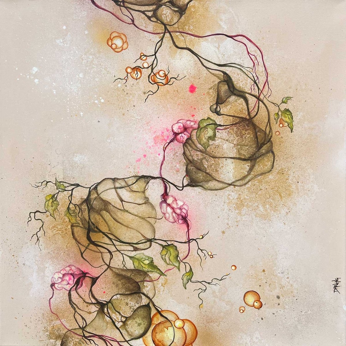 Maleri til salg Biologi Dna Hjerne Darling