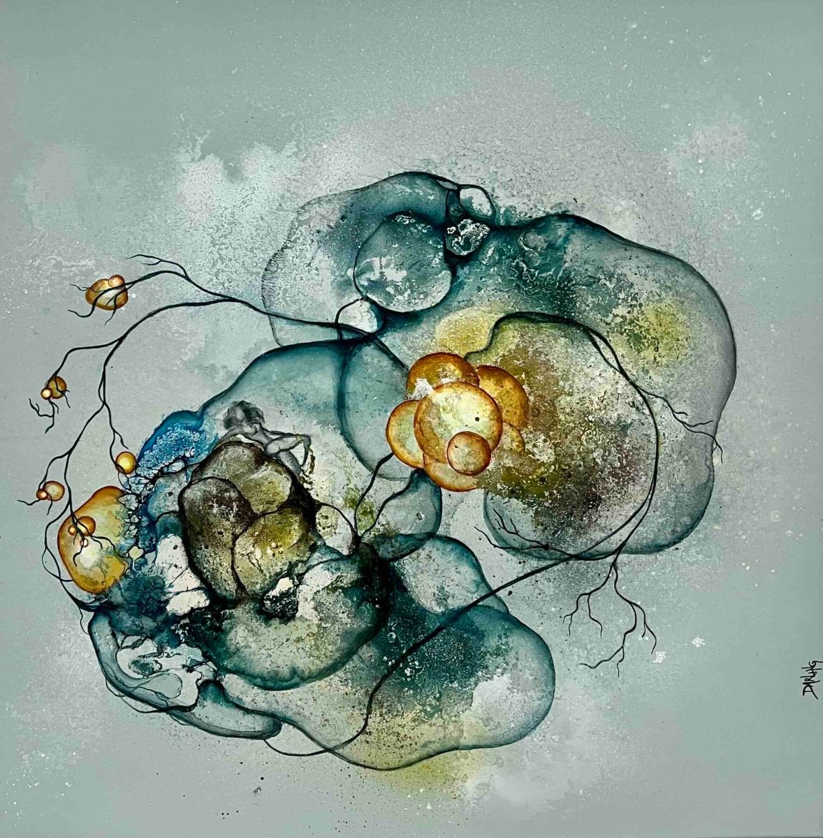 Maleri til salg af kunstner Rikke Darling