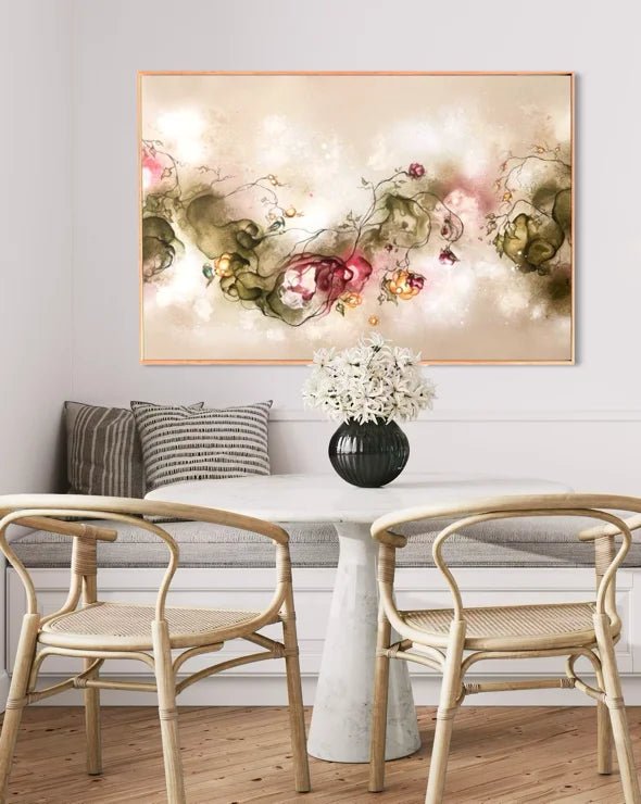 Indretning maleri til salg af kunstner Rikke Darling