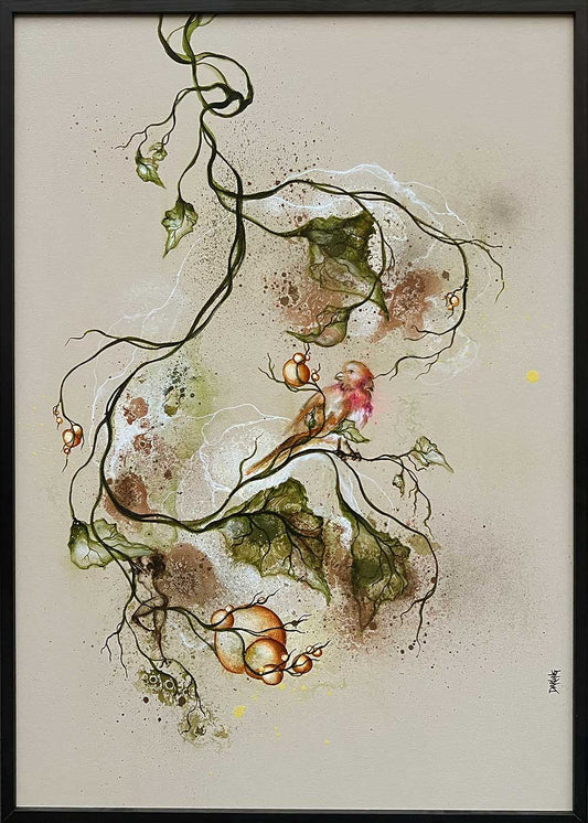 Maleri til salg kunstner Rikke Darling 50x70 cm.