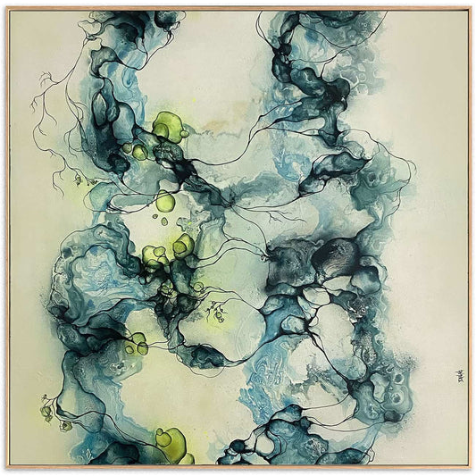 Stort maleri til salg. Store malerier af kunstner Rikke Darling