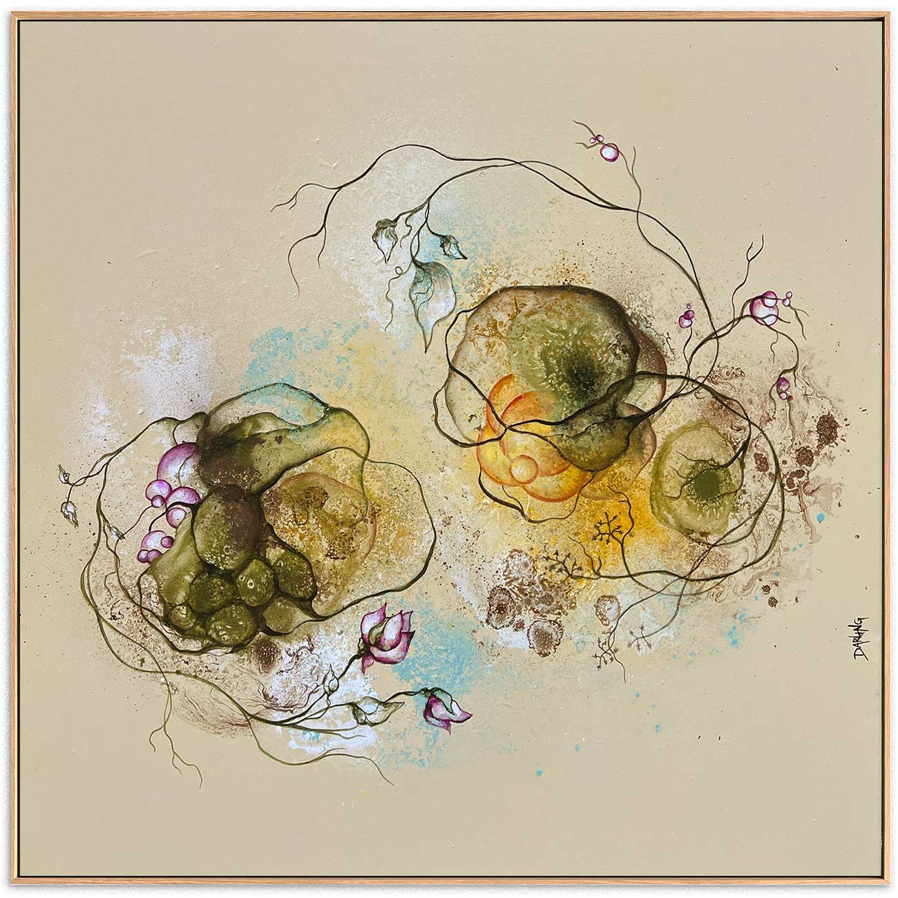 Maleri til salg kunstner Rikke Darling