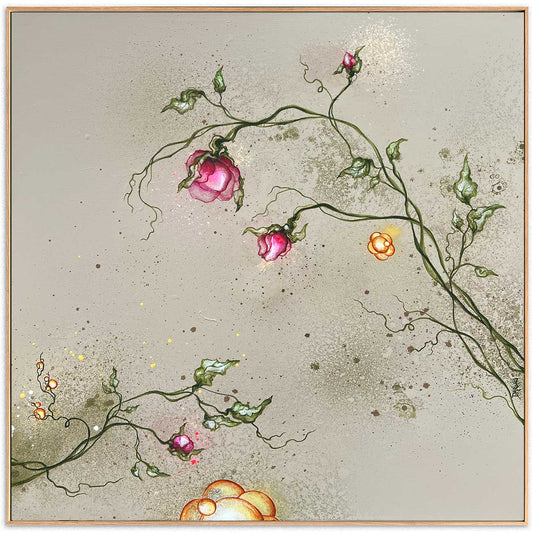 Blomstermaleri Maleri med blomster til salg Rikke Darling