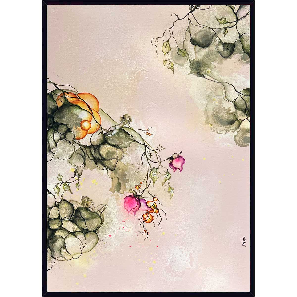 Malerier 50x70 cm.