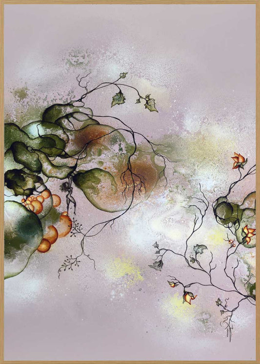 Kunstplakat plakat med moderne kunst