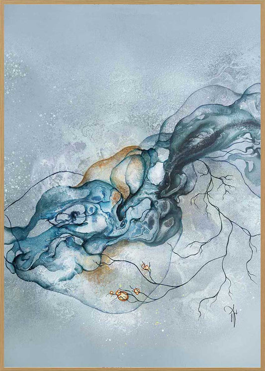 Kunstplakat plakat med moderne kunst