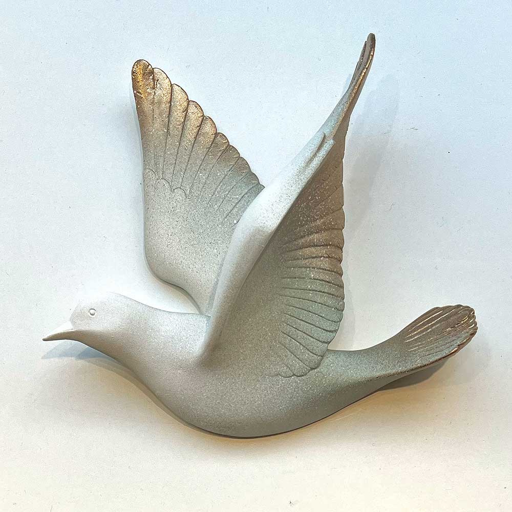 Vægskulptur fugl Rikke Darling