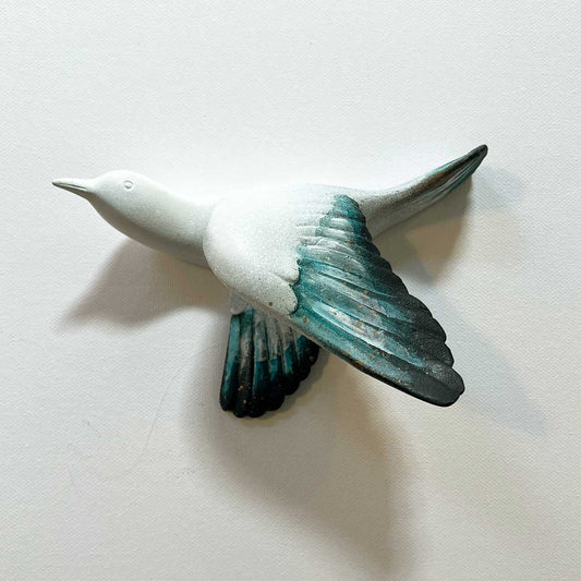 Vægskulptur fugl kunstner rikke Darling