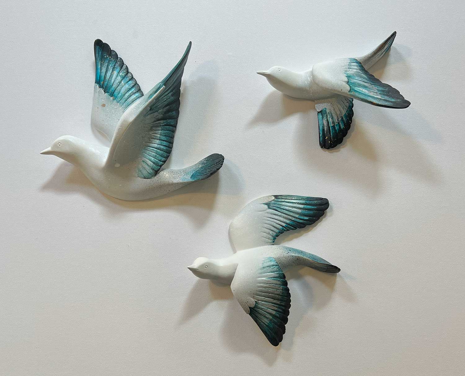 Vægskulpturer fugle Darling
