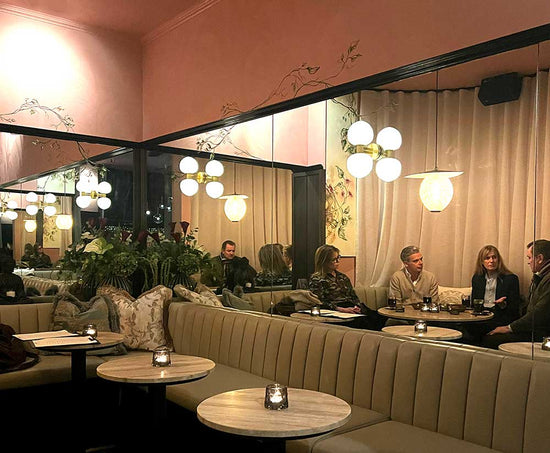 Vægmaleri Bar Lumé f kunstner Rikke Darling